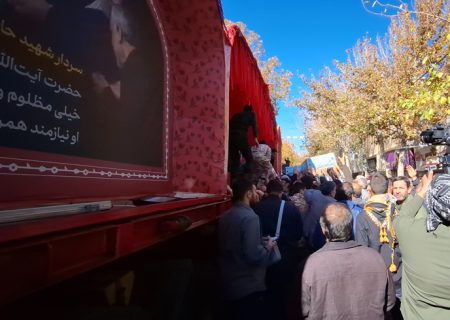 تشییع پیکر شهدای گمنام در گلپایگان