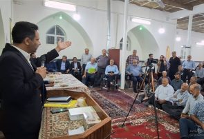 گفتار ناپسند فرماندار گلپایگان با مردم روستای وانشان ؟ + فیلم